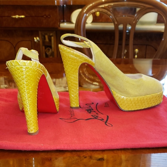 Christian Louboutin Mustard Yellow - Picture 3 of 6